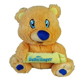 Kellytoy Nestle Butterfinger Bear Plush Stuffed Animal Advertising Chocolate 9"